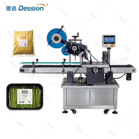 Automatic Top-Surface Labeling Machine for Food Boxes & Cartons
